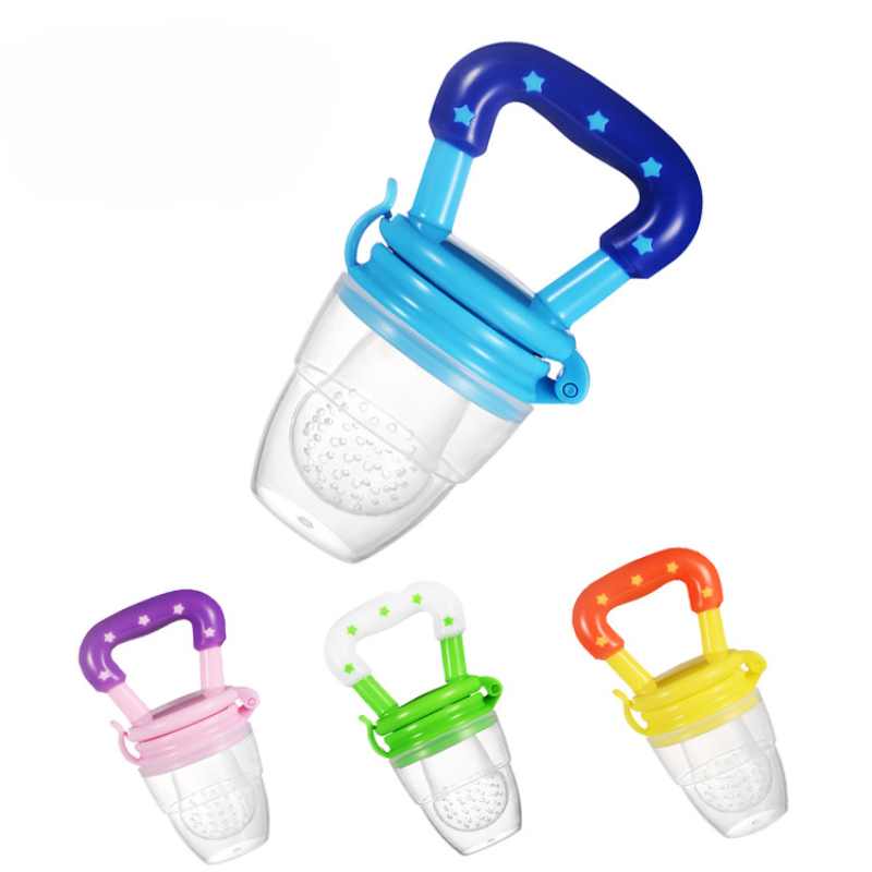 Baby Food Pouches - เด็กผลไม้ Feeder Pacifier การงอกของฟันของเล่นอาหารสด Feeder ทารกจุกนมผลไม้ซิลิโคนกระเป๋าสําหรับเด็กวัยหัดเดินเด็กสาว