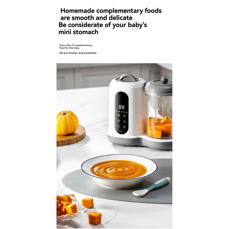 Baby Food Steamer - [ใหม่!N92R】 เครื่องทำอาหารเด็กอัตโนมัติ-เครื่องปั่นอเนกประสงค์-สำหรับทารก สำหรับปลั๊ก UK UK PLUG
