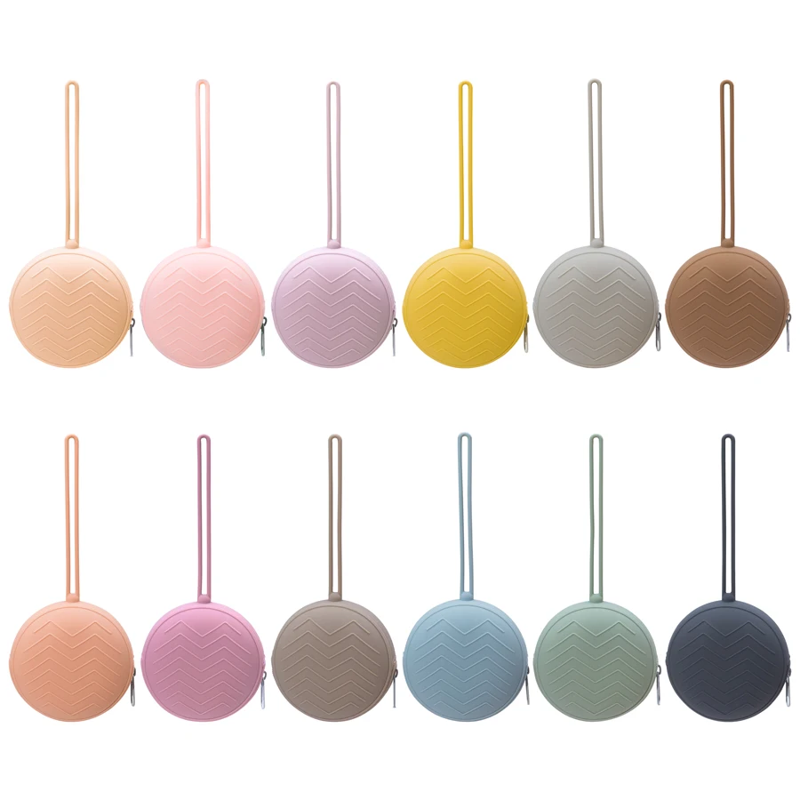 Baby Food Pouches - เกรดอาหารเด็กซิลิโคนอ่อนนุ่มเก็บผู้ถือ Pacifier จุกนมหลอกคอนเทนเนอร์กล่อง Pacifier สําหรับทารกแรกเกิดจุกนมอุปกรณ์เสริม
