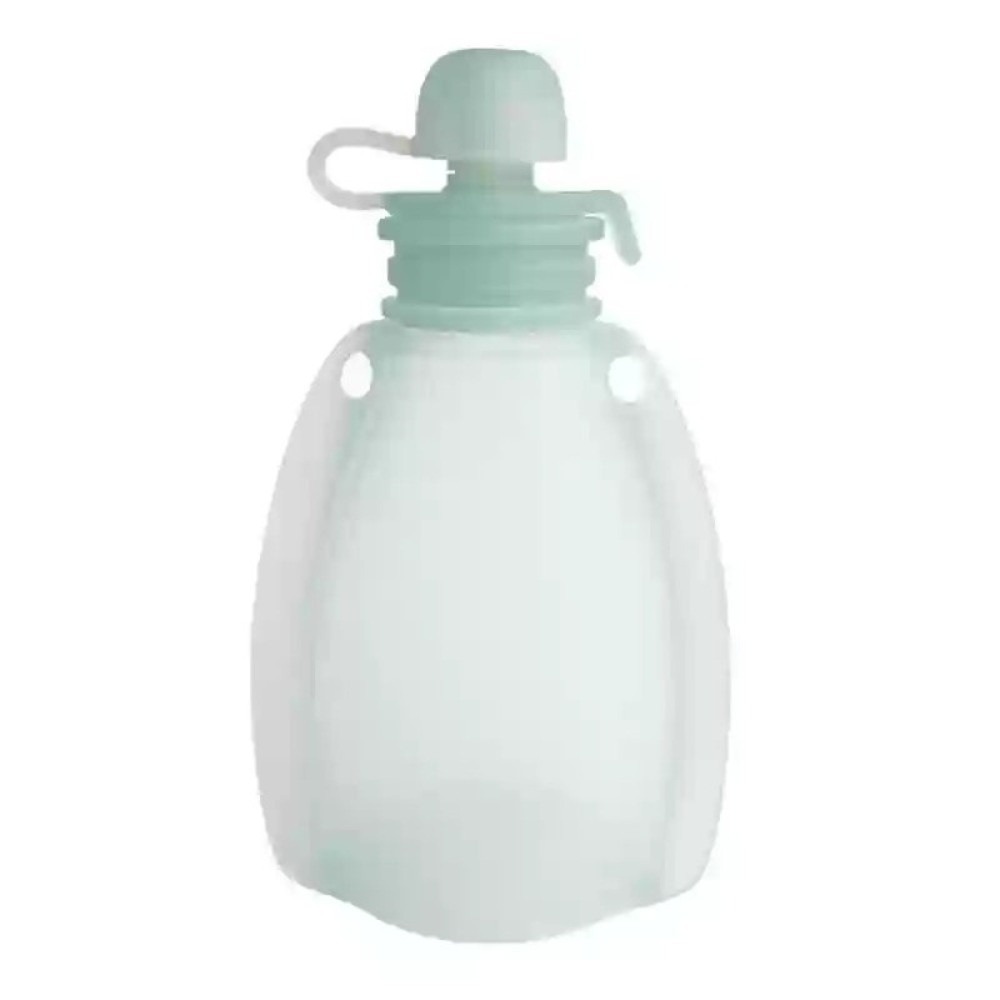 Baby Food Pouches - ถุงใส่อาหารเด็กปลอดสาร BPA ซิลิโคนเกรดอาหาร พกพาสะดวก บีบง่าย จัดเก็บง่าย
