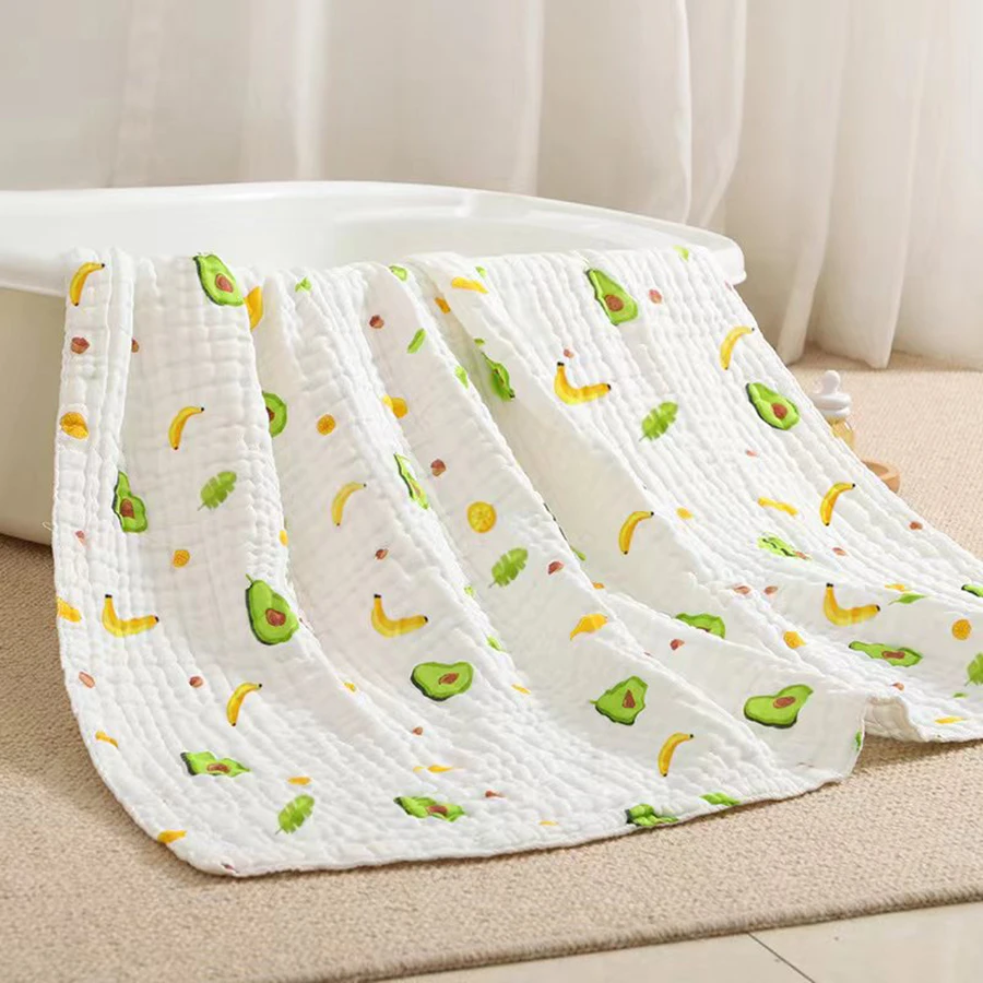 Baby Puree Pouch - ผ้าเช็ดตัวเด็ก ผ้าฝ้ายแท้ ผ้าก๊อซ ซึมซับได้ดี ผ้าห่มเด็กแรกเกิด ถุงอาบน้ำเด็ก