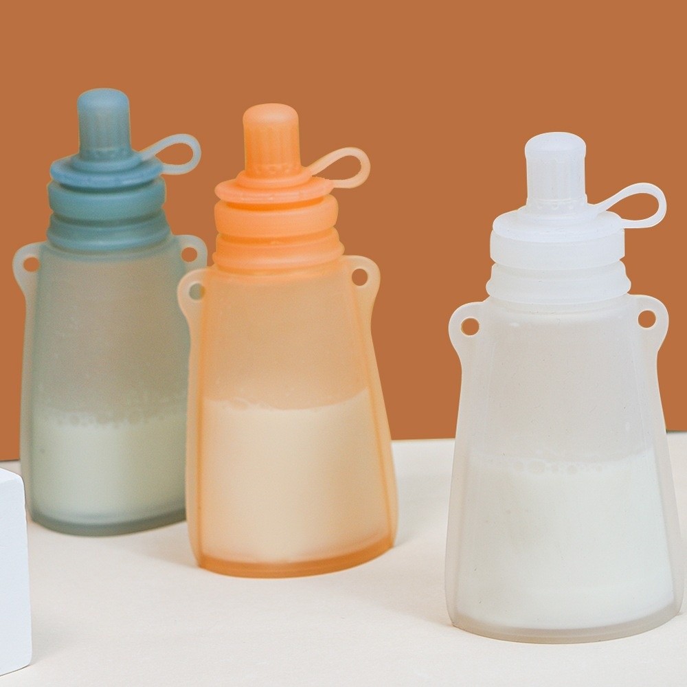ถุงซิลิโคนใส่อาหารเด็กปลอดสาร  - Baby Food Reusable Pouches บทวิจารณ์และราคา