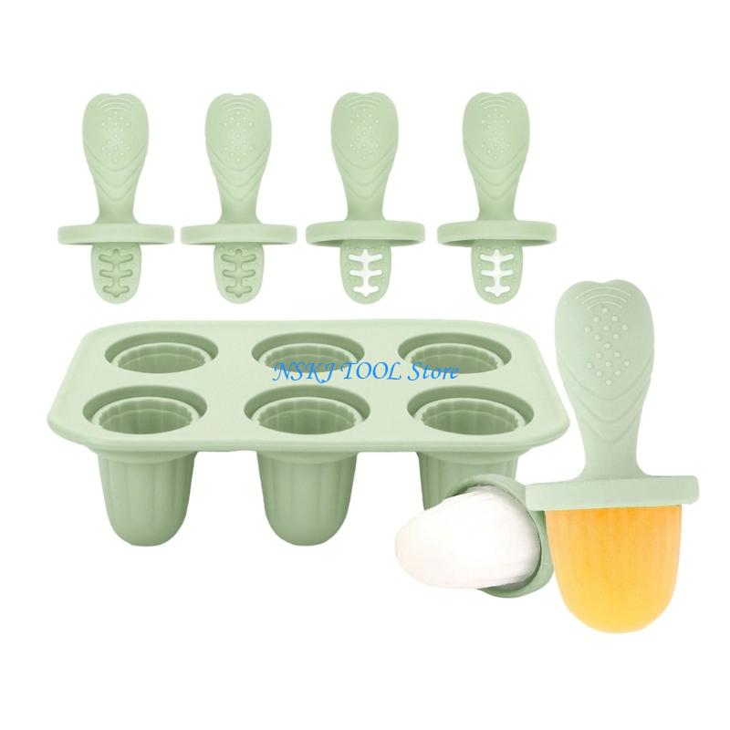 L8RCซิลิโคนไอศกรีมMakerและTeet - Freezer Tray Baby บทวิจารณ์และราคา