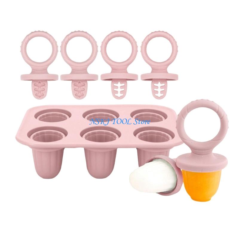 L8RCซิลิโคนไอศกรีมMakerและTeet - Freezer Tray Baby บทวิจารณ์และราคา