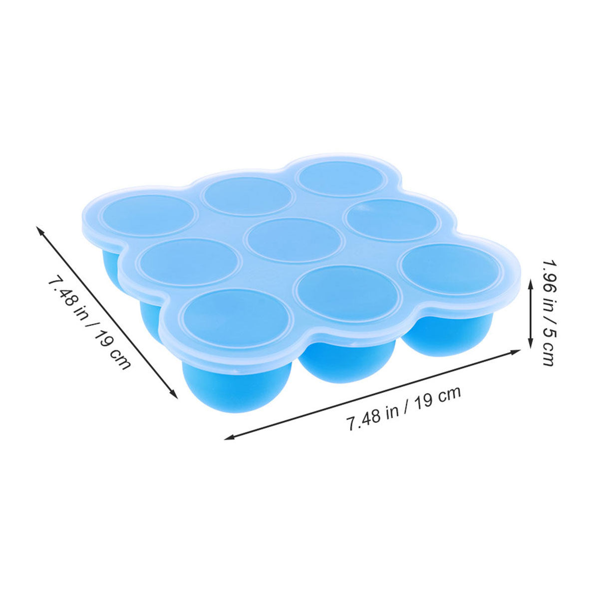 กล่องเก็บอาหารเด็ก 9 ช่อง ซิลิ - Freezer Tray Baby บทวิจารณ์และราคา