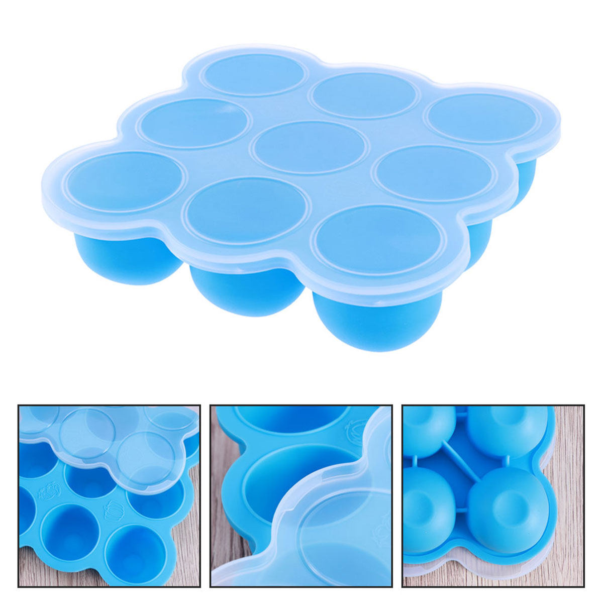 กล่องเก็บอาหารเด็ก 9 ช่อง ซิลิ - Freezer Tray Baby บทวิจารณ์และราคา