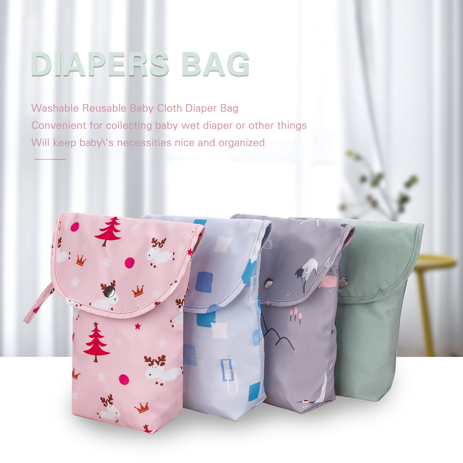 กระเป๋าผ้าอ้อมเด็กแบบกันน้ำ ใช - Baby Puree Pouch บทวิจารณ์และราคา