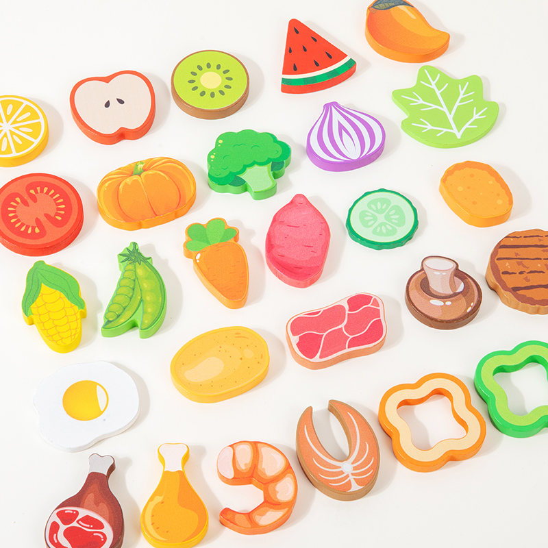 ชุดของเล่นจำลองสลัดไม้ ของเล่น - Baby Food Under 1 Year บทวิจารณ์และราคา