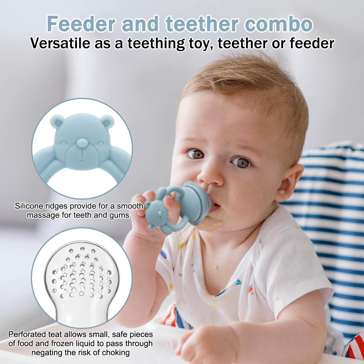 จุกนมหลอกสำหรับป้อนผลไม้และอาห - Baby Food Bites บทวิจารณ์และราคา