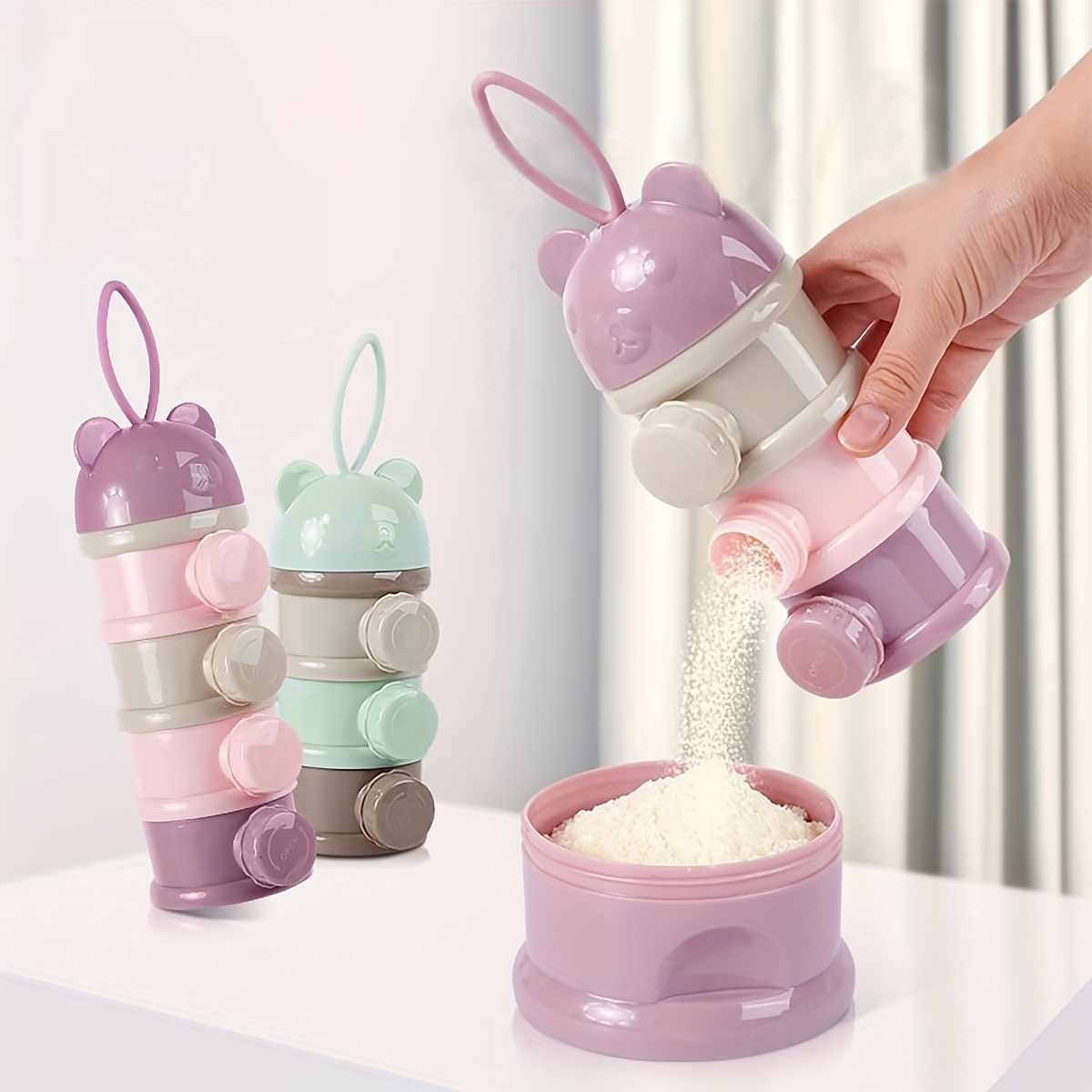ภาชนะใส่นมผงเด็กความจุขนาดใหญ่ - Baby Food Pouches บทวิจารณ์และราคา