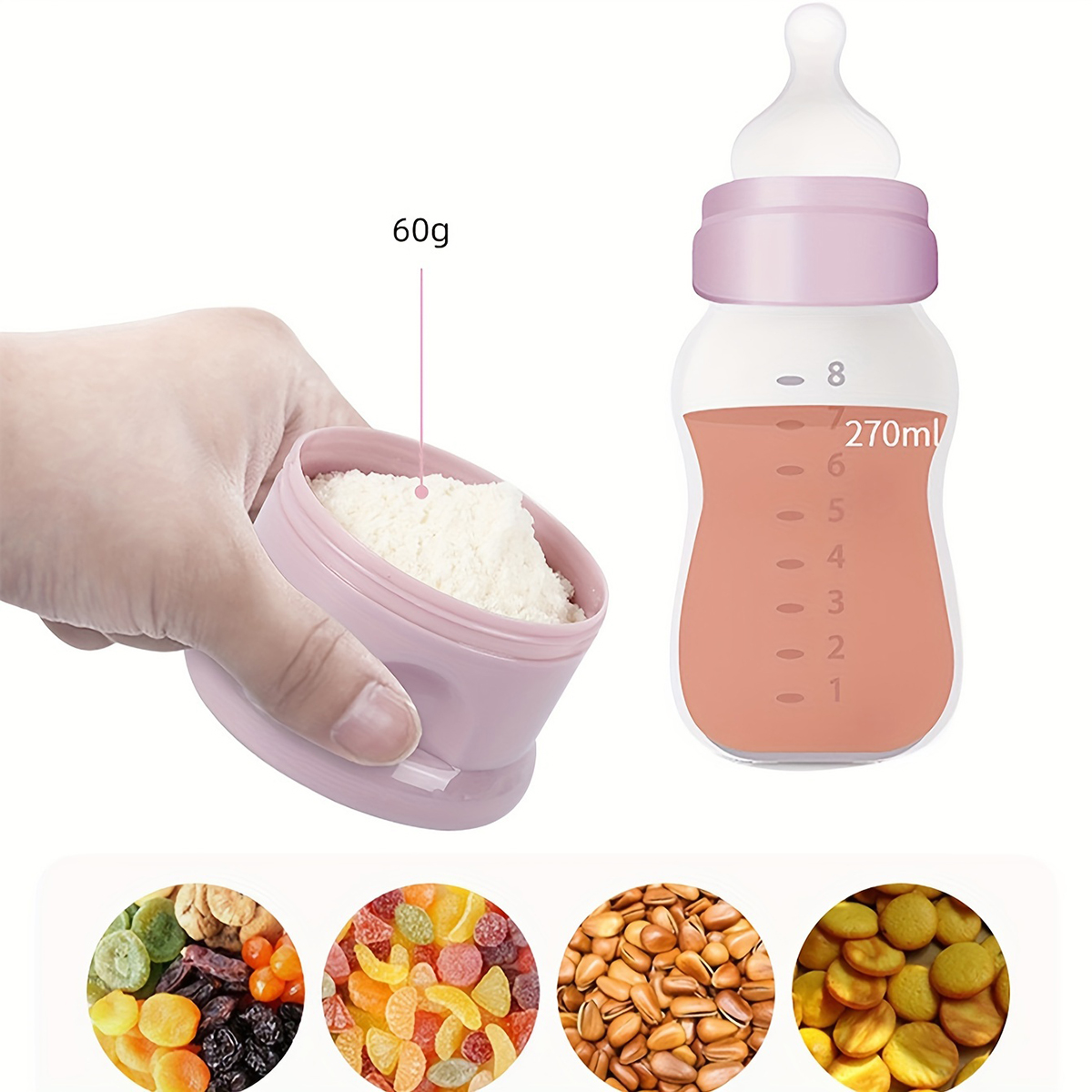 ภาชนะใส่นมผงเด็กความจุขนาดใหญ่ - Baby Food Pouches บทวิจารณ์และราคา