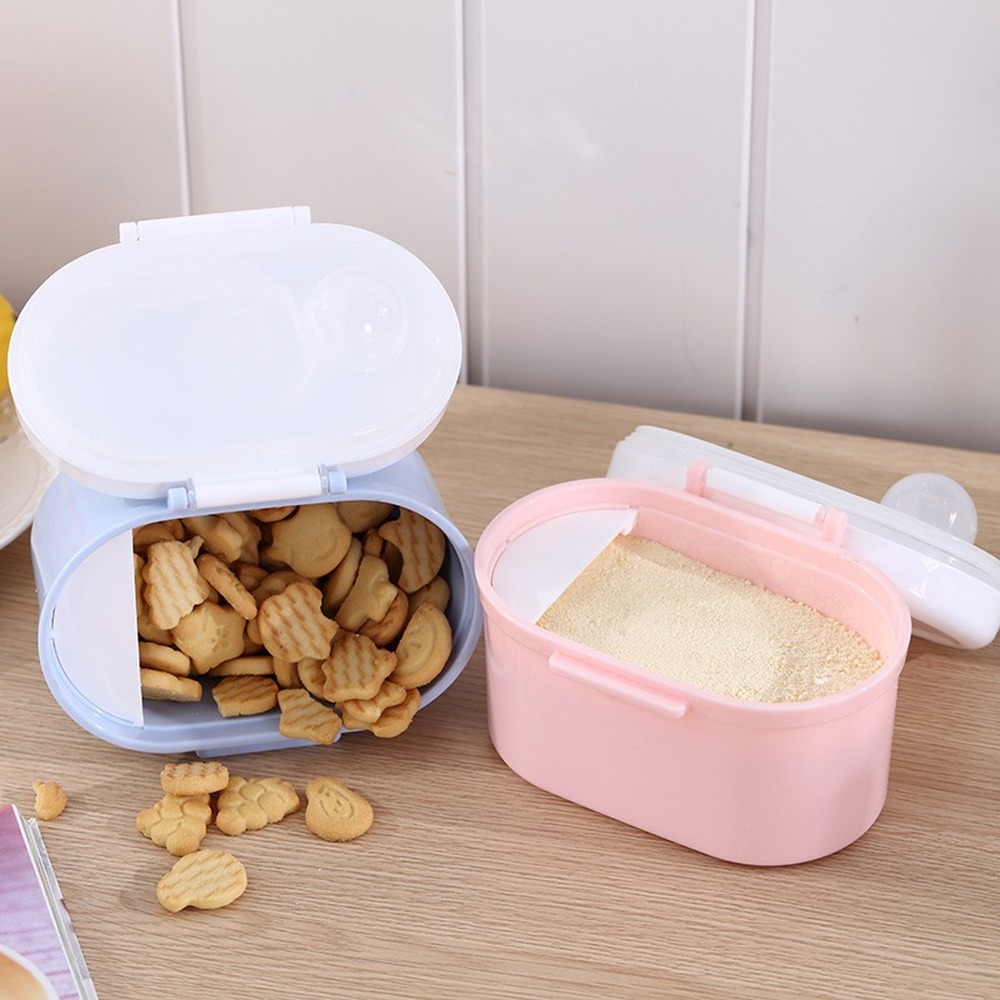 กล่องใส่นมผงสำหรับเด็ก กล่องเก - Baby Food Pouches บทวิจารณ์และราคา