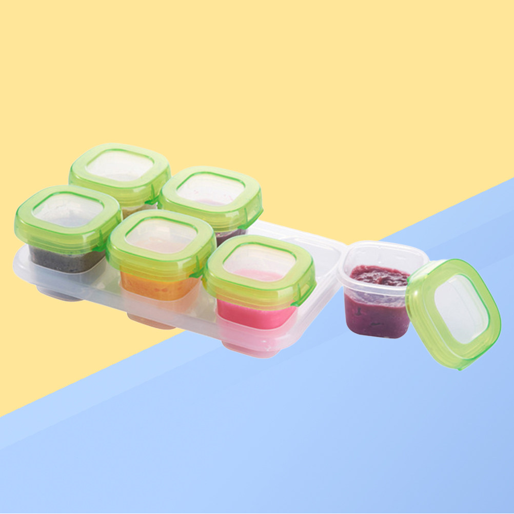 กล่องเก็บอาหารแบบพกพา 6 ชิ้น ก - Freezer Tray Baby บทวิจารณ์และราคา