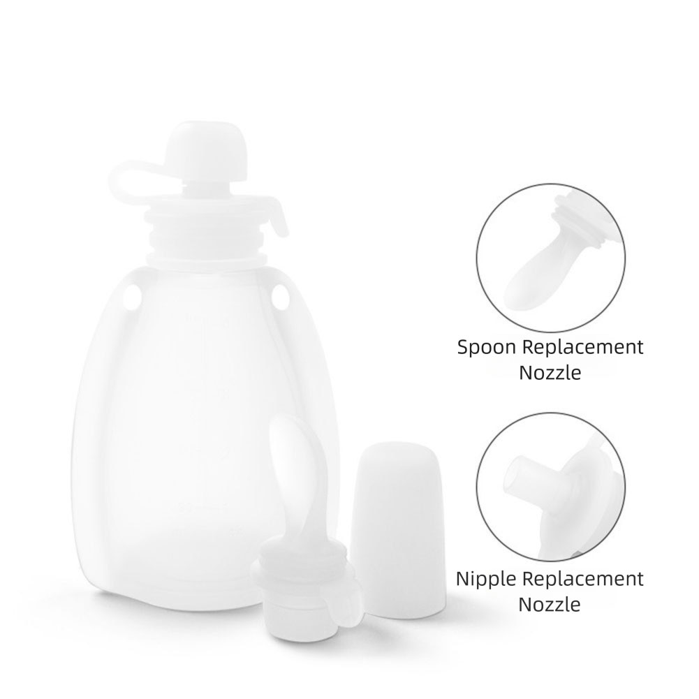 ถุงใส่อาหารเด็กแบบใช้ซ้ำได้ ไม - Baby Food Reusable Pouches บทวิจารณ์และราคา