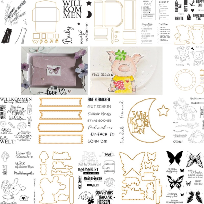 แสตมป์และแม่พิมพ์ลายกระเป๋าเดิ - Baby Food Bag บทวิจารณ์และราคา