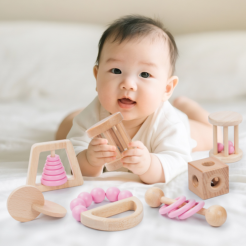 Montessori ของเล่นไม้เด็กที่มี - Baby Food Under 1 Year บทวิจารณ์และราคา