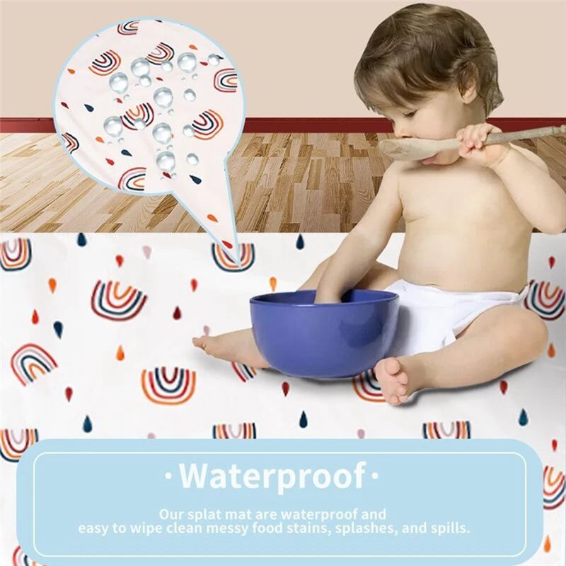 【ข้อเสนอพิเศษ】แผ่นรองกันลื่นสำ - Highchair Splash Mat บทวิจารณ์และราคา