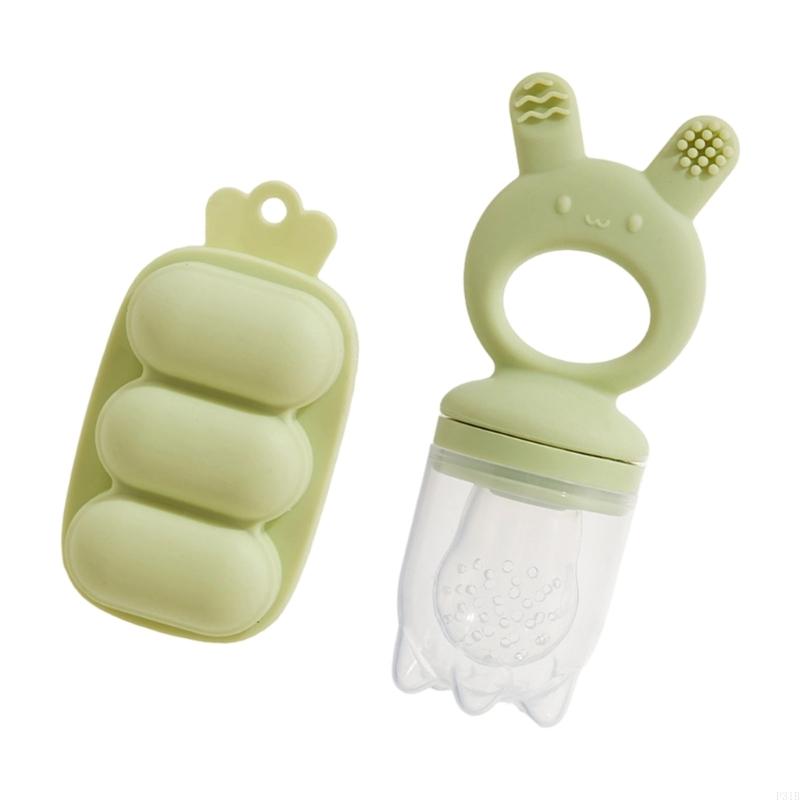เคี้ยวการฝึกอบรมซิลิโคนตัวป้อน - Freezer Tray Baby บทวิจารณ์และราคา