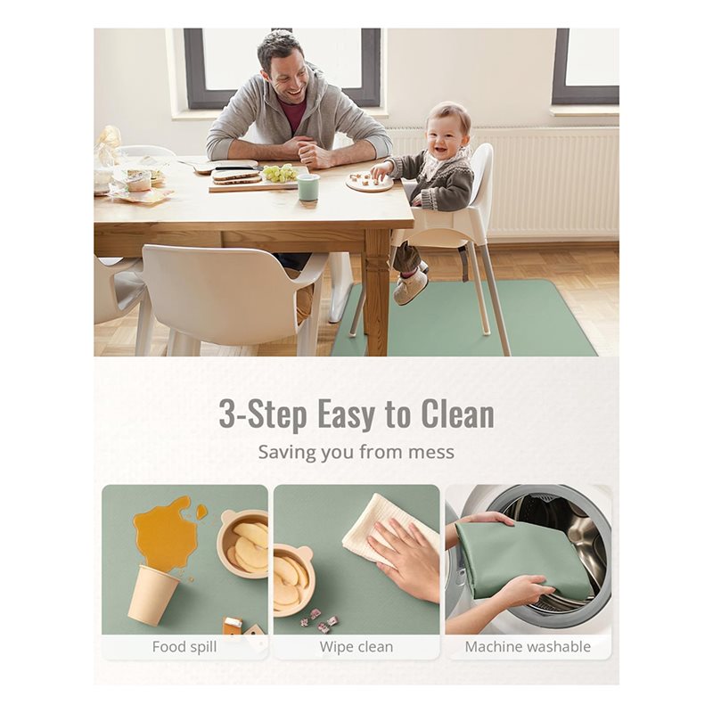 แผ่นรองกันเปื้อนสำหรับเด็กแบบซ - Highchair Splash Mat บทวิจารณ์และราคา