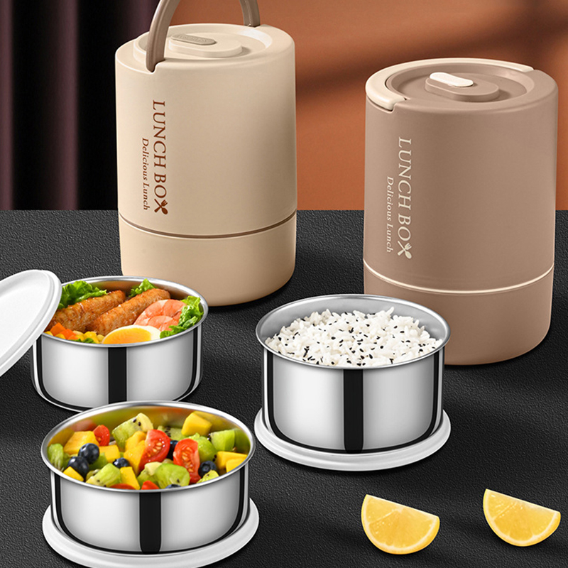 ชุดกล่องอาหารกลางวันแบบพกพา 4  - Baby Food Thermos บทวิจารณ์และราคา