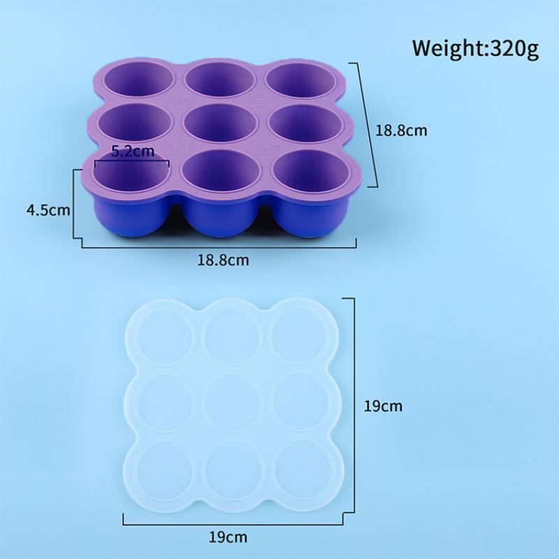 ภาชนะซิลิโคนสำหรับอาหารเด็ก 9  - Freezer Tray Baby บทวิจารณ์และราคา