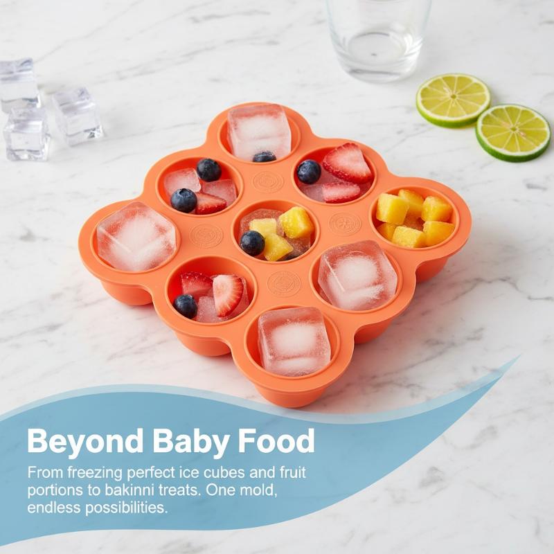 ภาชนะซิลิโคนสำหรับอาหารเด็ก 9  - Freezer Tray Baby บทวิจารณ์และราคา