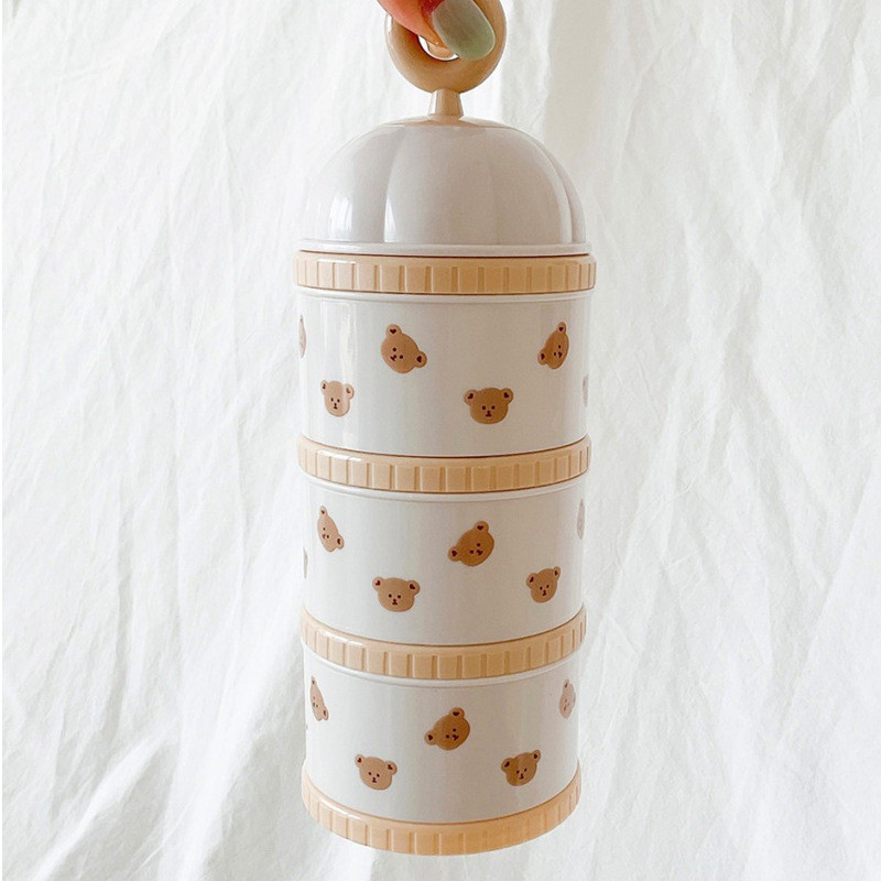 หมีน่ารักกล่องนมผงอุปกรณ์เสริม - Baby Food Pouches บทวิจารณ์และราคา
