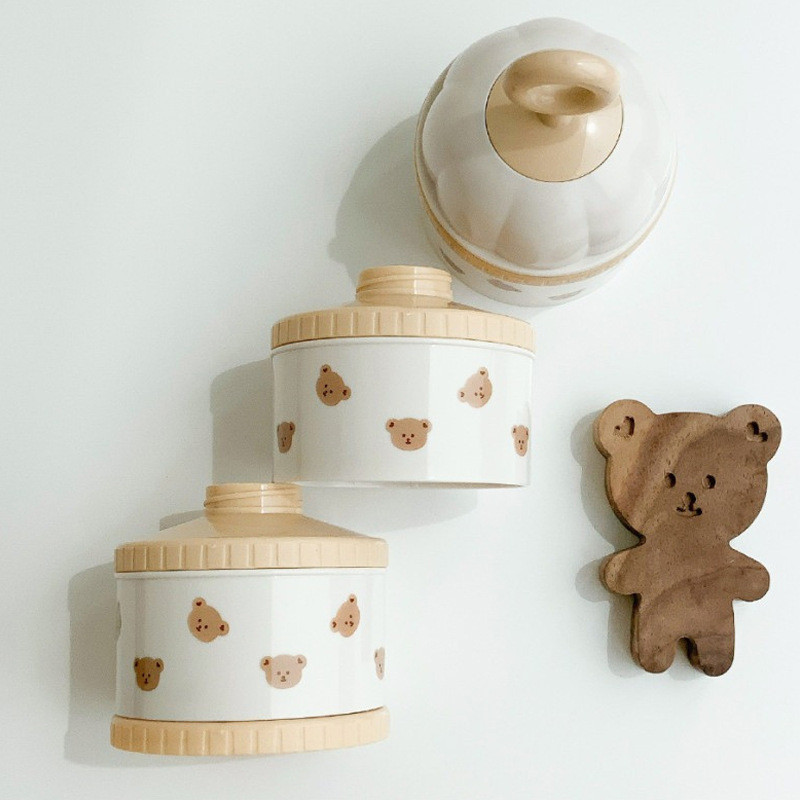 หมีน่ารักกล่องนมผงอุปกรณ์เสริม - Baby Food Pouches บทวิจารณ์และราคา