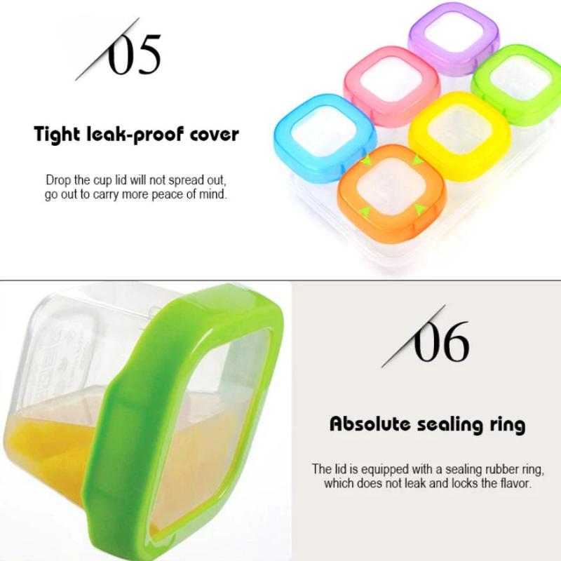 4/6 ชิ้น กล่องเก็บอาหารเด็กสำห - Freezer Tray Baby บทวิจารณ์และราคา