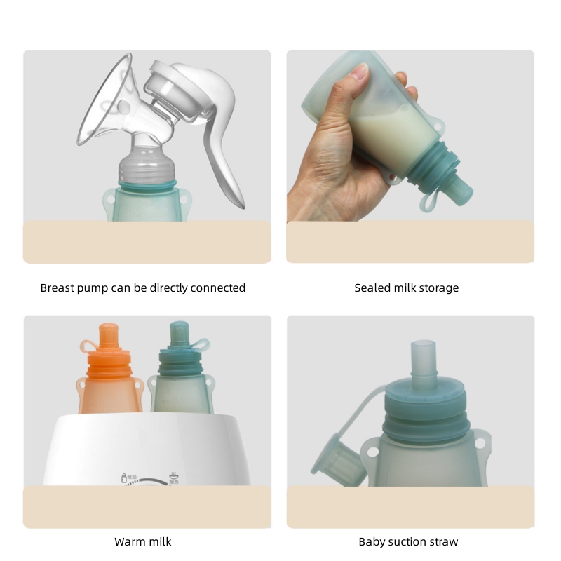 ถุงเก็บนมแบบพกพาสำหรับทารกอายุ - Baby Puree Pouch บทวิจารณ์และราคา