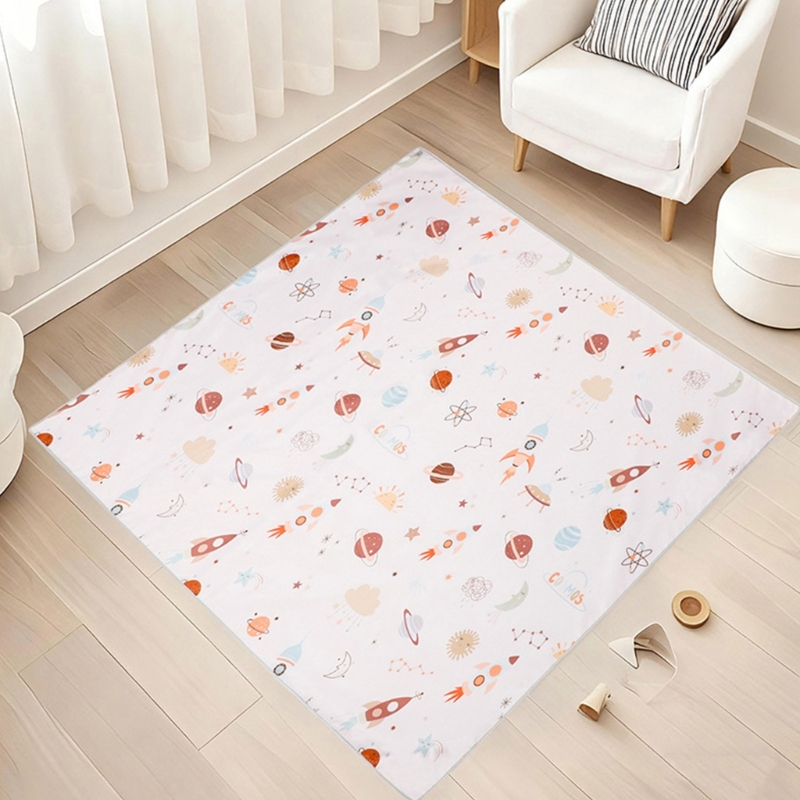 แผ่นรองกันน้ำสำหรับเก้าอี้เด็ก - Highchair Splash Mat บทวิจารณ์และราคา