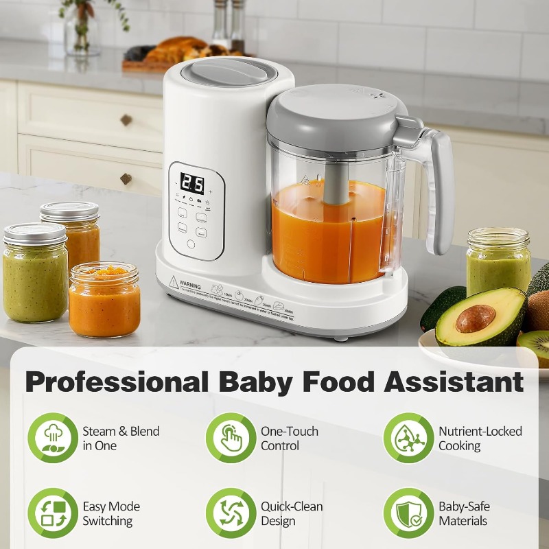 เครื่องทำอาหารเด็กอเนกประสงค์  - Baby Food Steamer บทวิจารณ์และราคา