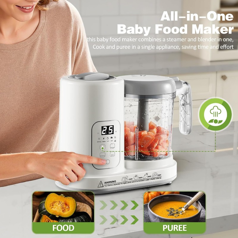 เครื่องทำอาหารเด็กอเนกประสงค์  - Baby Food Steamer บทวิจารณ์และราคา
