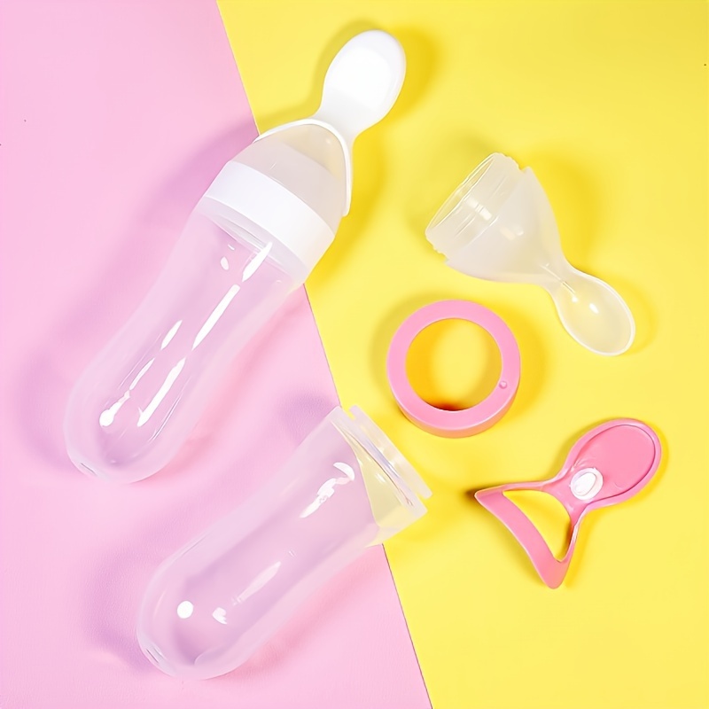 ขวดนมซิลิโคนพร้อมช้อนสำหรับเด็ - Baby Food Bites บทวิจารณ์และราคา