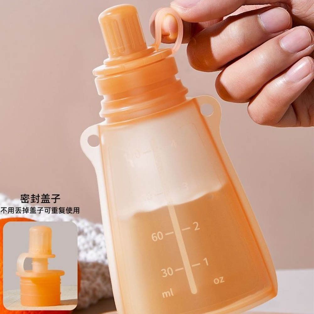 ถุงใส่อาหารเด็กซิลิโคนปลอดสาร  - Baby Food Reusable Pouches บทวิจารณ์และราคา