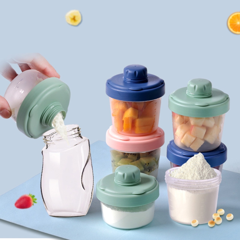 60ml/120ml กล่องเก็บนมผง 3 ชั้ - Baby Food Pouches บทวิจารณ์และราคา