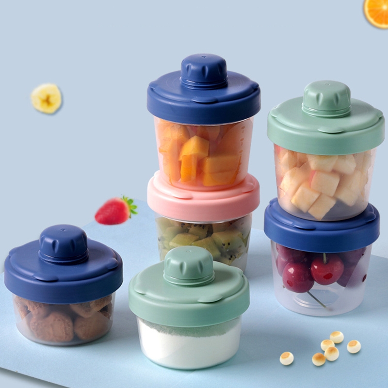 60ml/120ml กล่องเก็บนมผง 3 ชั้ - Baby Food Pouches บทวิจารณ์และราคา