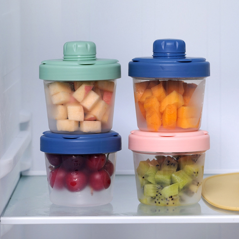60ml/120ml กล่องเก็บนมผง 3 ชั้ - Baby Food Pouches บทวิจารณ์และราคา
