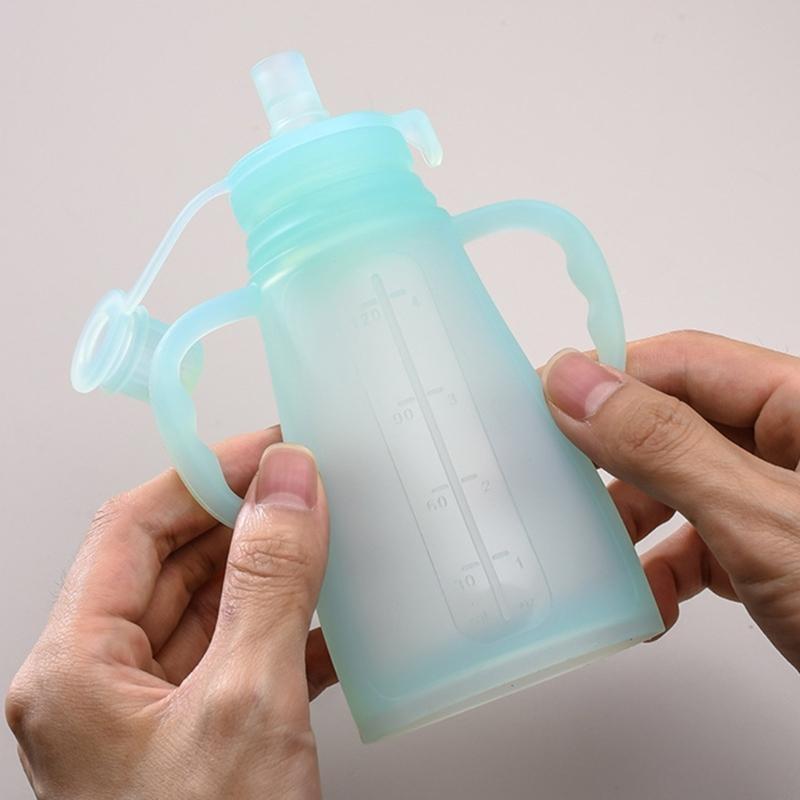 แบบพกพา LeakProof ซิลิโคนเด็กผ - Baby Food Reusable Pouches บทวิจารณ์และราคา