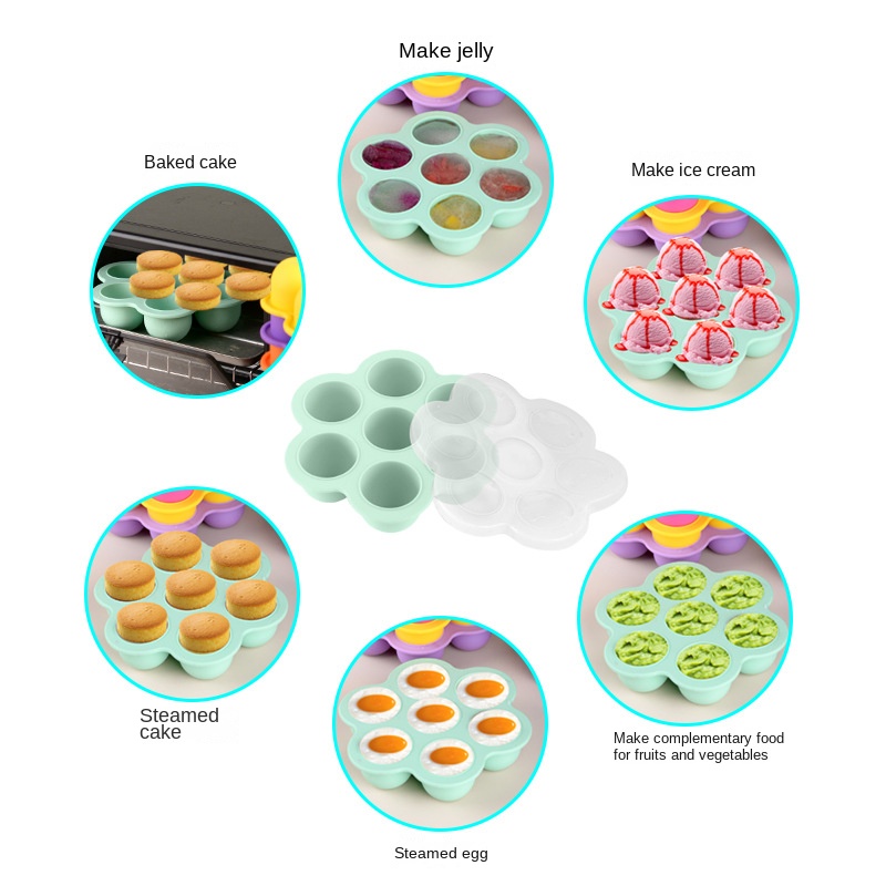 ถาดซิลิโคนสำหรับแช่อาหารเด็กแบ - Freezer Tray Baby บทวิจารณ์และราคา