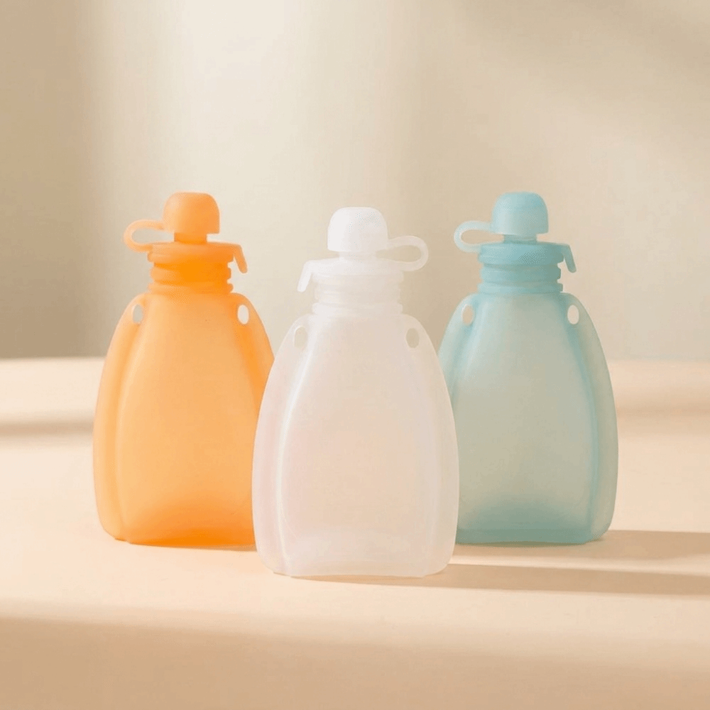 ถุงใส่อาหารเด็กปลอดสาร BPA ซิล - Baby Food Pouches บทวิจารณ์และราคา