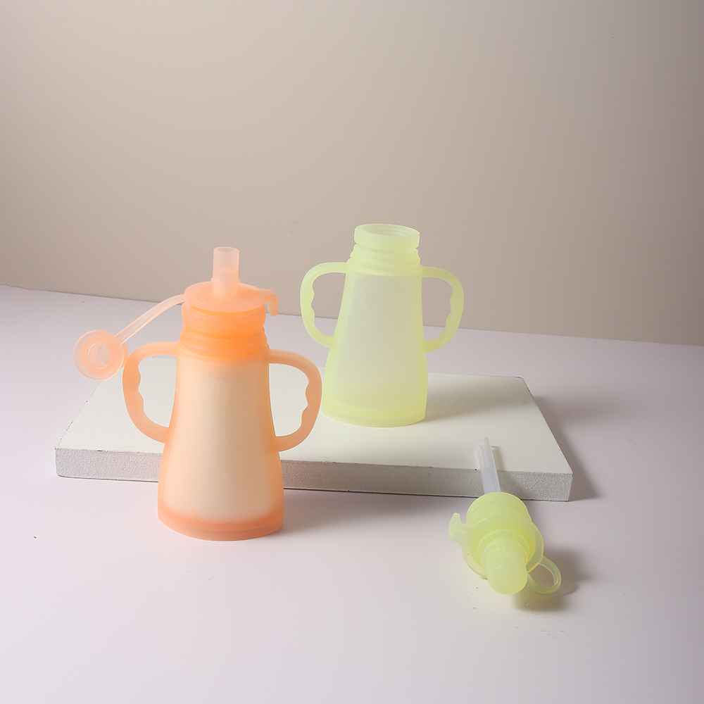 ถุงเก็บน้ำนมซิลิโคนแบบใช้ซ้ำได - Baby Food Pouches บทวิจารณ์และราคา