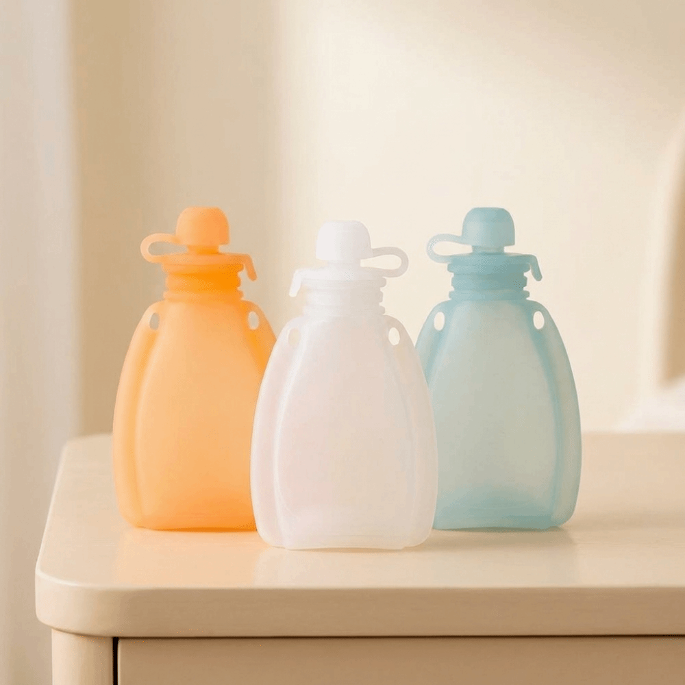 ถุงใส่อาหารเด็กปลอดสาร BPA ซิล - Baby Food Pouches บทวิจารณ์และราคา