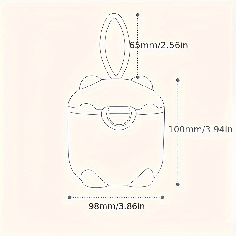 กล่องนมผงสี่ชั้นแบบพกพา 1 ชิ้น - Baby Food Pouches บทวิจารณ์และราคา