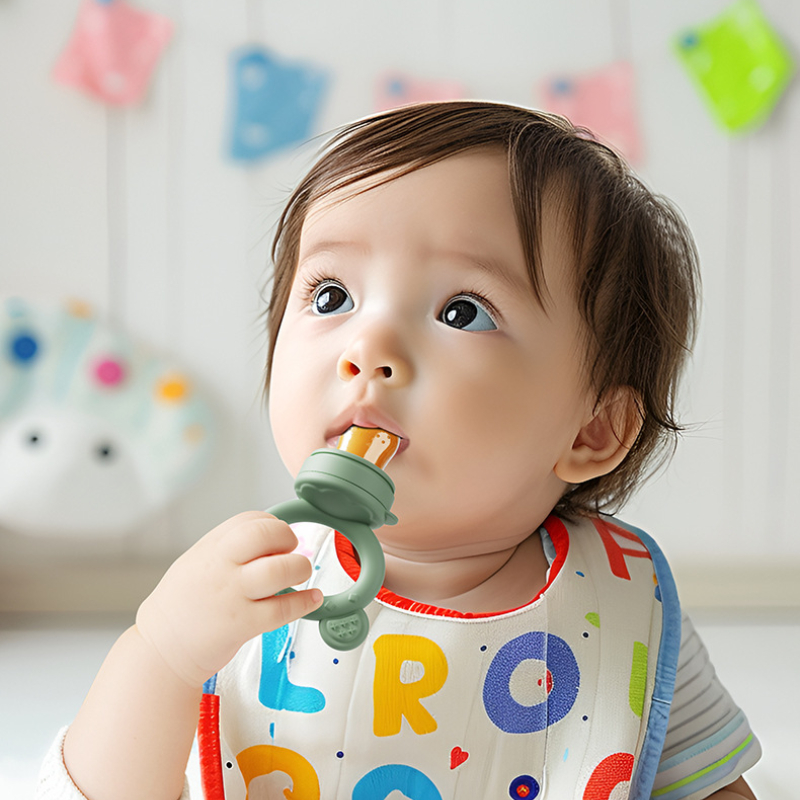Baby Pacifier ผลไม้ Feeder พร้ - Baby Food Bites บทวิจารณ์และราคา
