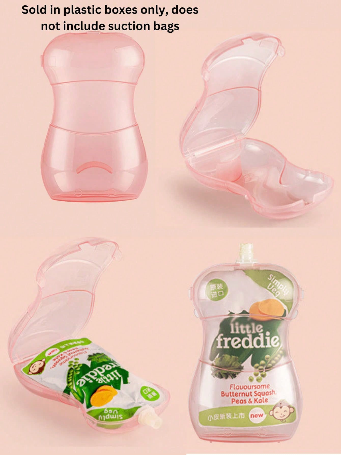 กล่องบดผลไม้แบบป้องกันการบีบแล - Baby Puree Pouch บทวิจารณ์และราคา
