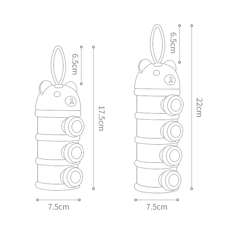 เก็บสาม/สี่ชั้นภาชนะบรรจุอาหาร - Baby Food Pouches บทวิจารณ์และราคา