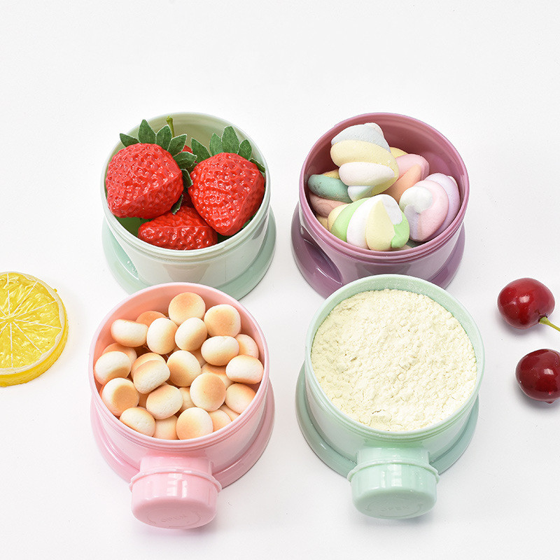 กล่องใส่นมผงสำหรับเด็ก 3/4 ชั้ - Baby Food Pouches บทวิจารณ์และราคา