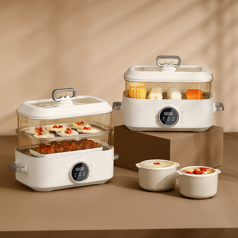 เครื่องนึ่งอาหารไฟฟ้า 3-in-1 ข - Baby Food Steamer บทวิจารณ์และราคา