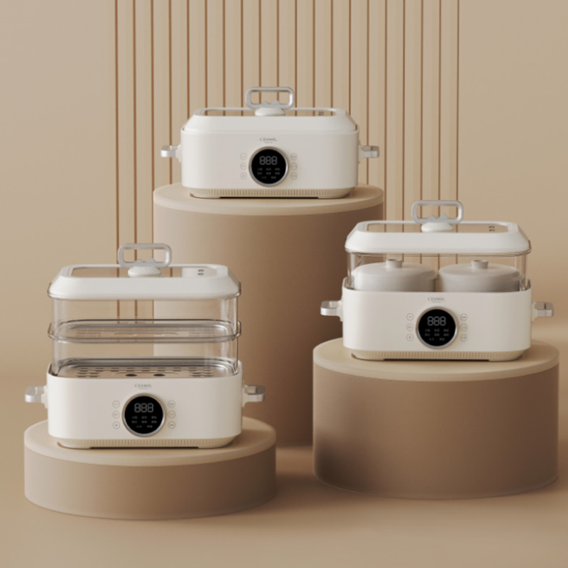 เครื่องนึ่งอาหารไฟฟ้า 3-in-1 ข - Baby Food Steamer บทวิจารณ์และราคา